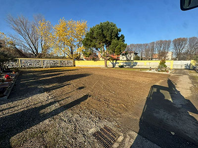 Eco Fly s.p.a. - Lavoro di livellamento e preparazione del terreno